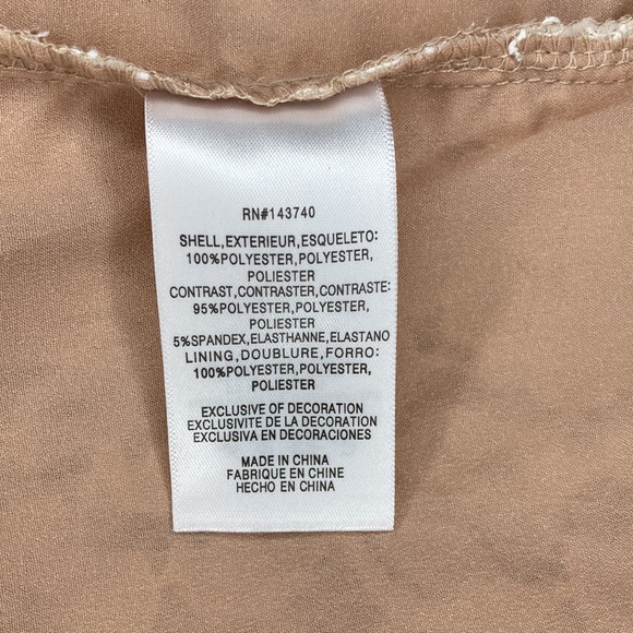 endless rose white lace strapless dress with bow details Small - Picture 8 of 9